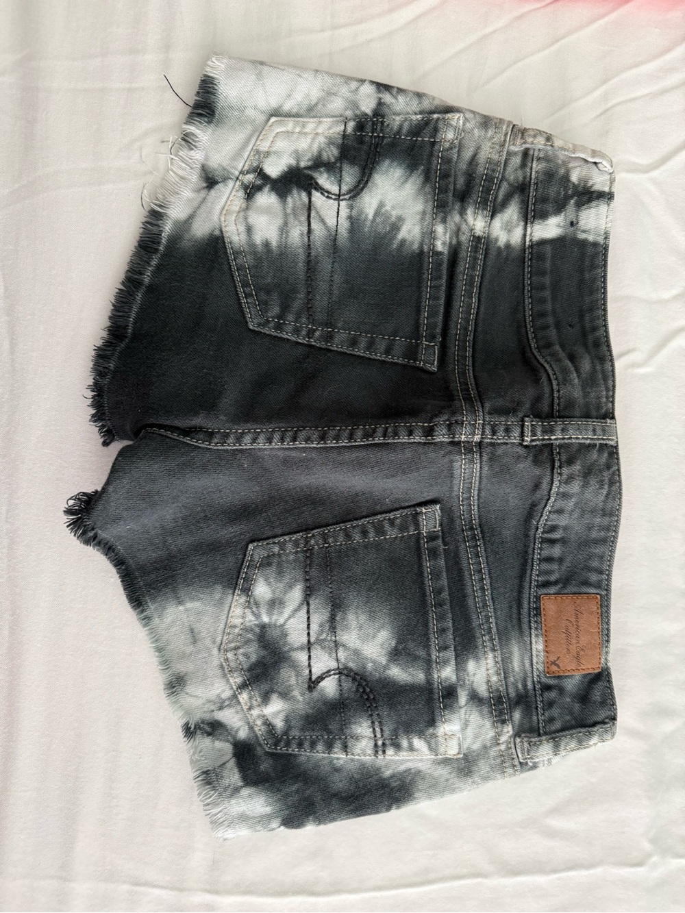 American Eagle Outfitters Dark Blue Stretch Denim Jean shorts